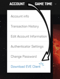 Download EVE client