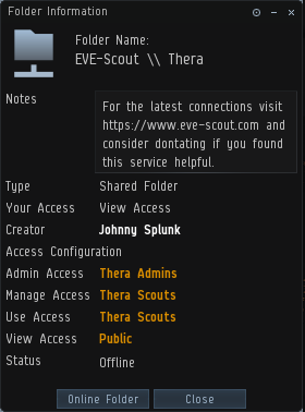 EVE-Scoutが管理する、[[:exploration:worm-hole:thera|Thera]]の出入り口のブックマークが保存/更新されている共有フォルダ